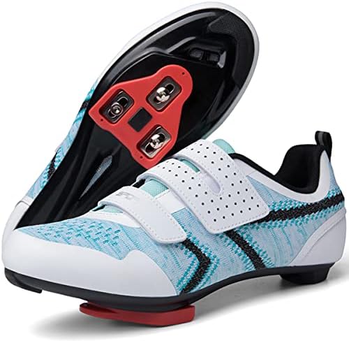 Ultint Cycling Shoes de ciclismo masculino compatível com sapatos de bicicleta de piloto de peloton com sapatos de bicicleta de