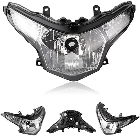 MALLOFUSA MOTORCYCHEL FRONTLIGHT LENTLAMP COMPATÍVEL PARA HONDA CBR250R 2012 LENS CLEAR