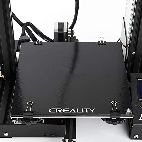 Creality Ender 3 Bed de vidro, plataforma de impressora 3D atualizada superfície de construção de vidro temperada, 235x235x4mm,