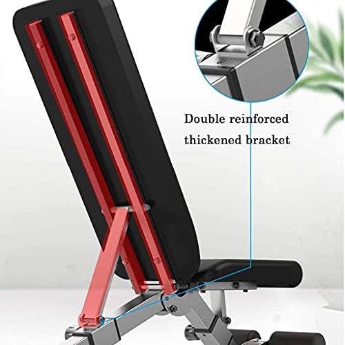Treinamento de peso de peso ajustável Fitness Gym Bancos ajustáveis, dobragem de peso portátil de fitness para serviço