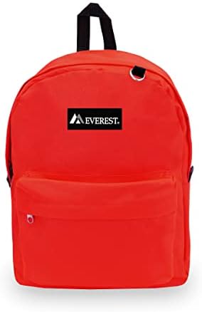 Mochila clássica de bagagem Everest, vermelha, grande