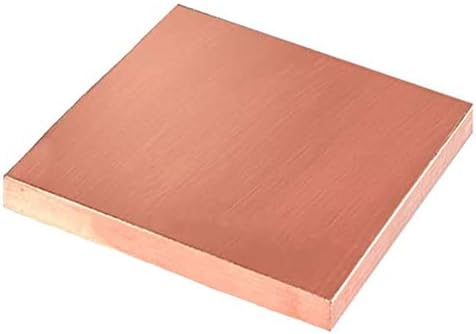 Yuesfz pura folha de cobre bloco quadrado placa de cobre plana comprimidos material setor de arte artesanal metal diy 200mmx200mm placa de latão