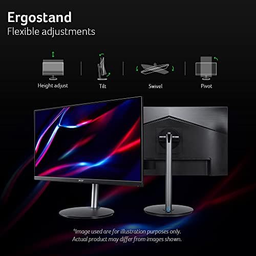 Acer nitro 24,5 Full HD 1920 x 1080 PC Monitor de jogos para PC | AMD FreeSync Premium | Atualização de até 250Hz | 1ms |