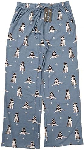 Bottom de Pijama de Pijama - super macio e confortável - perfeito para presentes husky siberianos Husky Gifts