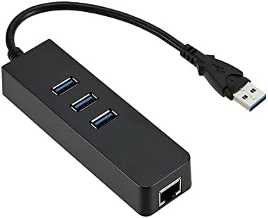 Hub USB 3.0 de 3 portas com 1Gbps USB Ethernet Port Adapter