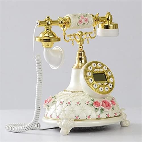 Wenlii Europeu Vintage L uma linha fixa rústica Antigo Telefone nova decoração de casa Ornamentos da sala de estar