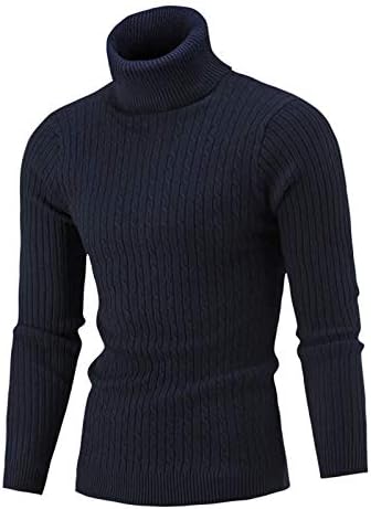 Xxbr suéter de pulôver de gola alta de malha robusto para masculino, inverno de manga comprida no pescoço de fundo casual de fundo quente