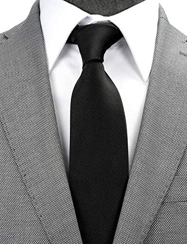 Zenxus gravata sólida extra longa para homens grandes e altos, 63 ou 70 polegadas xl laços simples