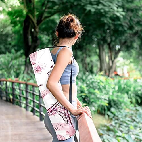 Laiyuhua Yoga Mat Bag, bolsa de ginástica de ioga com zíperas duplas para mulheres e homens - zíperes suaves, grande abertura