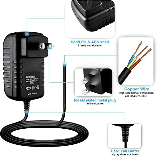 Adaptador de Parthcksi AC/CC para Toshiba Modelo: US101210 Telefones IPT Série IP IP Supplência de alimentação do cabo Cabo