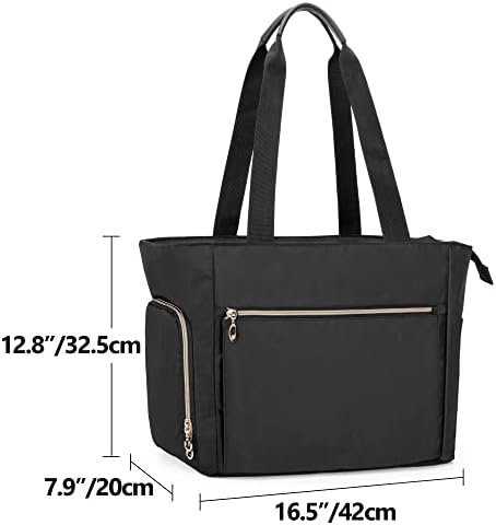 Bag do Professor de Curmio para mulheres, bolsa de trabalho portátil de professores com manga e compartimentos acolchoados
