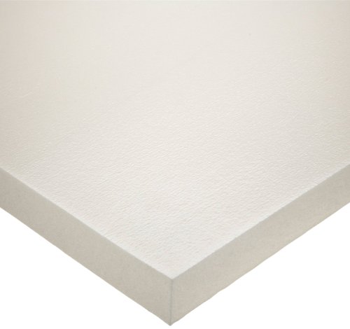 Folha de Buna-N, apoiada em adesivo, branca, 0,125 de espessura, 6 de largura, 36 de comprimento, 60A Durômetro, compatível