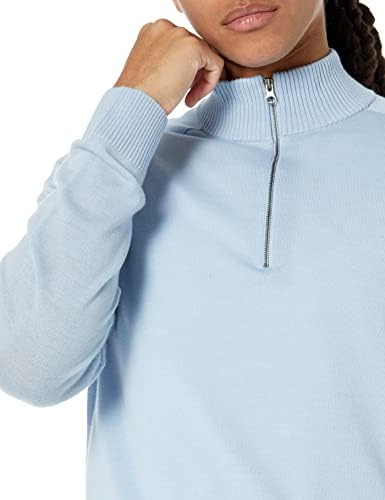 consciente do suéter de lã Merino Half-Zip do