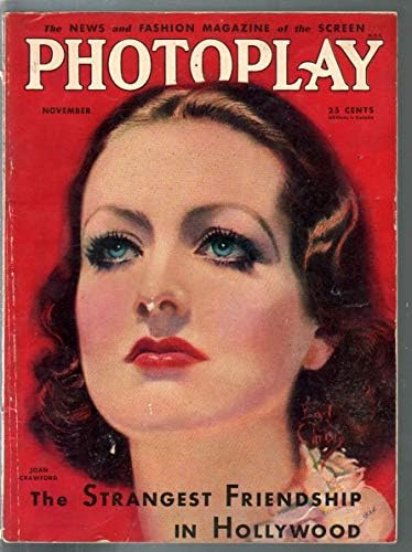 Photoplay 11/1932-Joan Crawford-Earl Christy-Clara Bow-fil-film Stars-VG