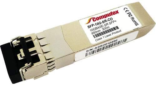 10pk-Transceptor compatível com SFP-10G-SR Compufox para série Cisco ASR 9000