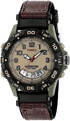 Timex Expedition Resina combinada clássica analógica verde/preto/marrom