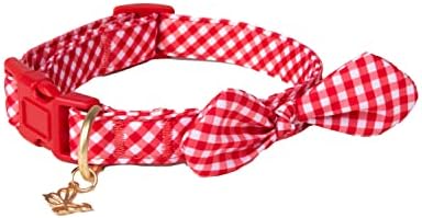 Dolly Doggy Parton Dog Harnesses e Leash/Collar Set Coleção, Red Gingham Collar Leash Set, X-Large