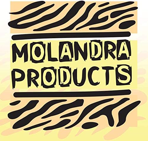 Molandra Products sule - 20oz Hashtag Garrafa de água branca em aço inoxidável com moçante, branco