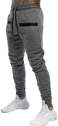 Andongnywell Men's Jogger Casual Pants Caminhadas leves e respiráveis, correndo para calças de calça esportivas ao ar livre