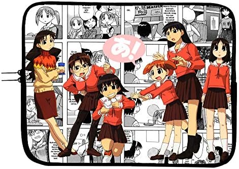 Azumanga Daioh Anime Laptop Saco de Laptop 15 polegadas com Mousepad Surface - Laptop Case Saco de Computador de Caso