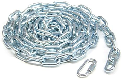 Kingchain 519171 15 'Cadeia de bobina de link reta de zinco em zinco