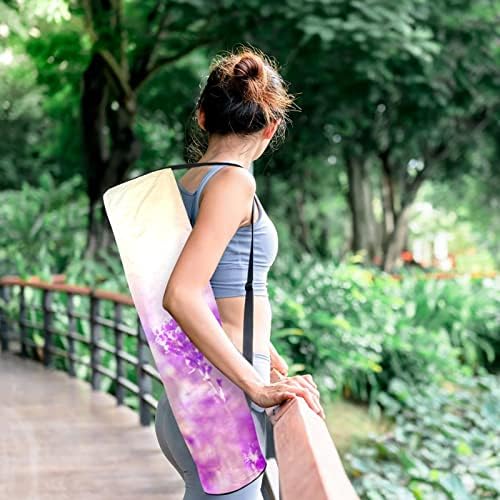 Bolsa de tapete de ioga para estéril Yoga Mat, Exercício de ioga transportadora de tapete de ioga Full-Zip Yoga com lavanda de correia