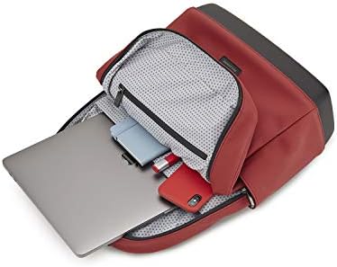 Moleskine Men's, se encaixa em 15 polegadas PC, mochila comercial, Bordeaux Red, tamanho único