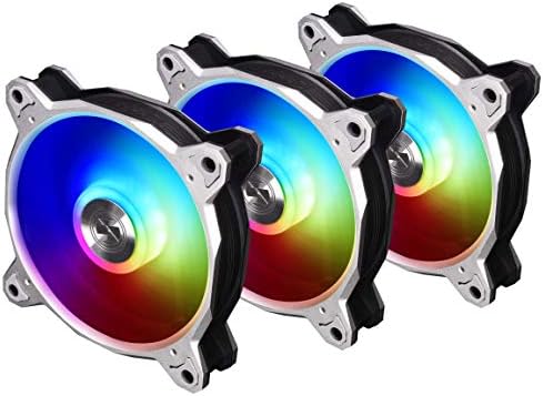 Lian Li Bora Digital Series RGB BR Digital -3R S, 120mm RGB endereçável RGB Fan PWM, 3 fãs pacote - quadro de prata