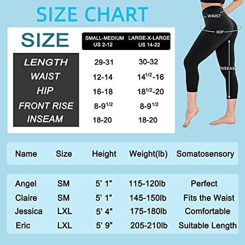 3 Pacote de perneiras de cintura alta para mulheres sem transparir calças de controle de barriga atlética macia para executar o treino de ioga