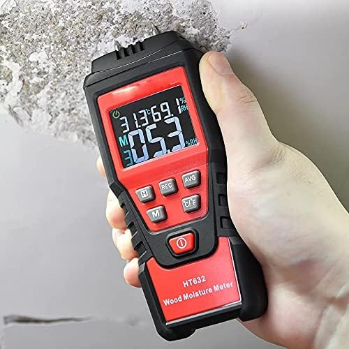 CXDTBH 0-99,9% Digital Wood Meter Wood Tester Hygrômetro Hygrometer Timber Paper Paper Detector de cimento Detector Testador