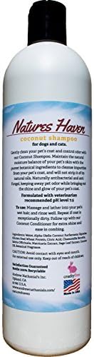 Natures Haven Coconut Dog and Cat Shampoo 16oz