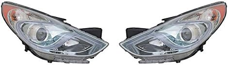 Novo par de faróis rarefelétricos compatíveis com Hyundai Sonata Hybrid Premium 92102-4R050 921014R050 921024R050 HY2503177