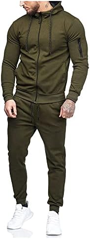 Calça de zip masculino com capuz leves de retalhos de retalhos de retalhos masculinos de pista de pista de pista de tiro