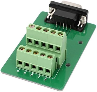Aexit DB9 9pin Acessórios de áudio e vídeo Adaptador masculino placa rs232 serial para conectores e adaptadores de terminais módulo de sinal