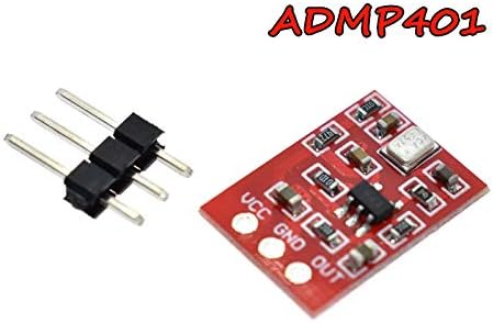 StayHome ADMP401 ADMP404 Placa de módulo de quebra de microfone MEMS para Arduino Universal 1.3cmx1cm 1.5 a 3.3VDC com pinos