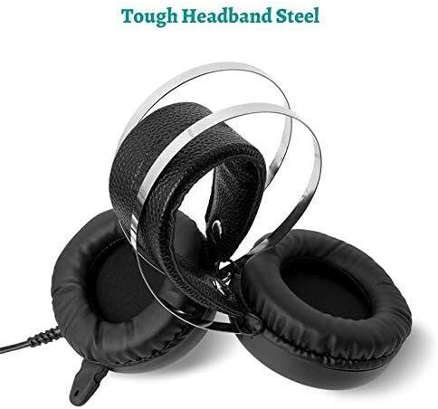 Fone de ouvido Over-Ear Gaming Professional 7.1 fone de fone de ouvido de jogo de jogo de jogo Substrinhas SOMBENS CAUS