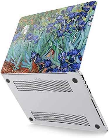Lex Altern Caso Hard Caso Compatível com MacBook Air 13 Mac Pro 15 polegadas Retina 12 11 2020 2019 2018 2017 Blue Artwork Laptop Artistic Van Gogh Plástico Pintura Capa Garota Mulheres Iris