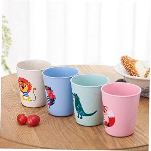 Alipis 20 PCs Trigo de trigo Tumblers para copos para crianças para crianças canecas de café caneca inquebrável Copo de xícara