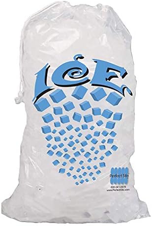 Perfectware Icebags-ds- 50ct 10 lb de sacos de gelo com cordão- 50 sacos totais