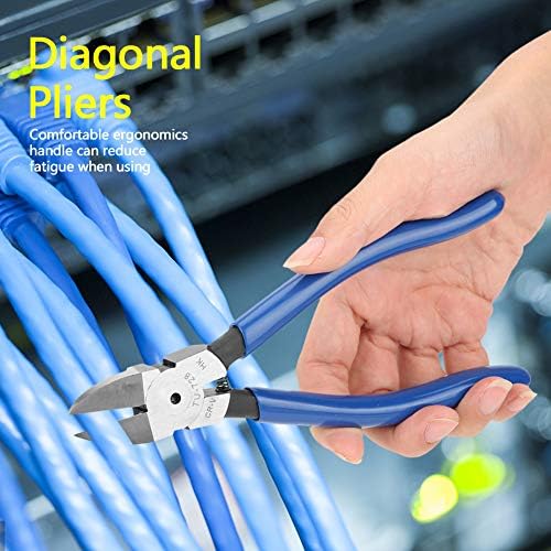 Alicates diagonais - 8 polegadas de alicates diagonais de cabos de cabos de corte Nippers Ferramenta de cortador de arame