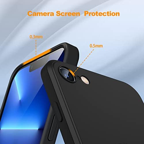 AYSZNBLA PARA SAMSUNG Galaxy S9, capa de telefone de borracha em gel de silicone líquido, capa de para-choque não amarelador, capa