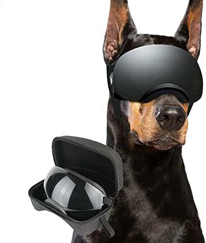 Óculos de cães de Petleso, raça grande, óculos de sol para cães Proteção de raça grande UV óculos de cães grandes com lente