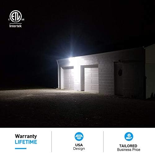 Luyimin LED Barn Light 120W, anoitecer 18000lm para iluminação externa Dawn com fotocélula - luz de quintal ultra brilhante,