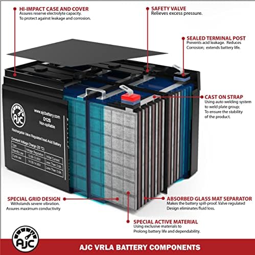 Opti -UPS BT2PAC 12V 7AH UPS BATERIA - Esta é uma substituição da marca AJC