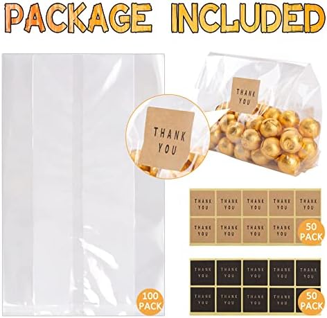 Lokqing Celofane Bacs de guloseimas bolsas de biscoito para embalagem sacos de presente transparentes dos namorados com