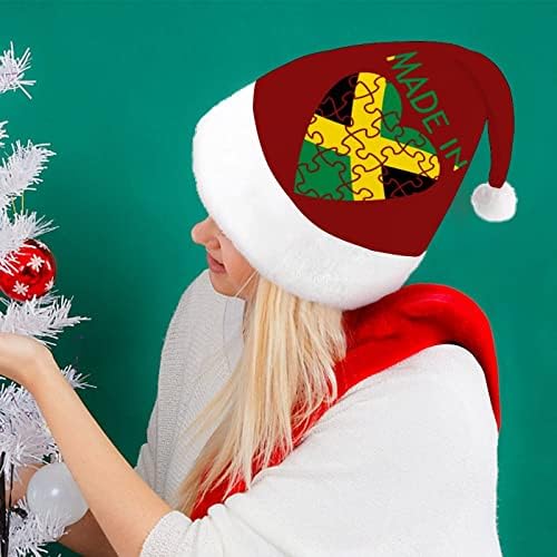 Feito na Jamaica chapéu de natal chapéu de santa engraçado chapéus de Natal chapéus para mulheres para mulheres/homens