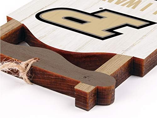 P. Graham Dunn Purdue University Boilermakers Championship Sled 5 x 2,625 Ornamento de férias de madeira