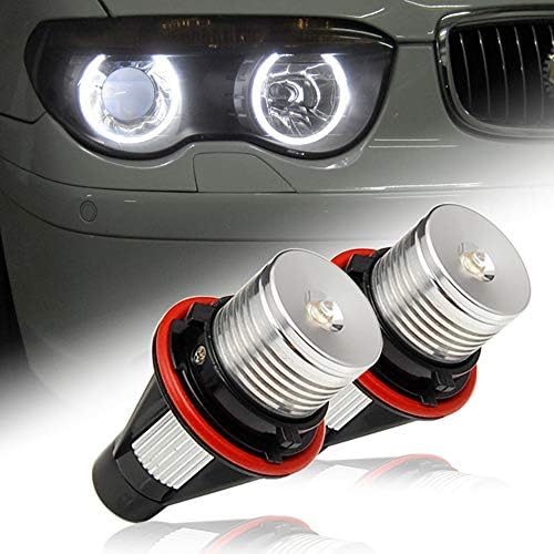 Substituição da lâmpada de lâmpada de olho de anjo de alta potência da Axeco para BMW 1/5/6/7 Série x3 x5 m5 m6 e39 e53 e60 e63 e64
