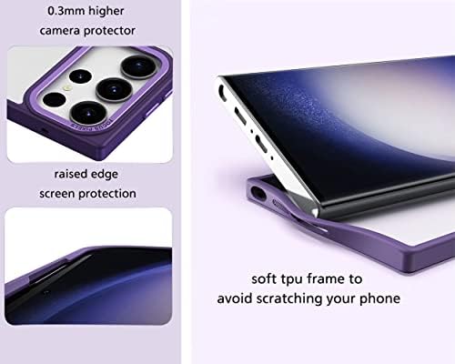 Caso de proteção final da SIMPTECH para Samsung Galaxy S23 Carregamento sem fio Ultra Magnetic ， Liga aeroespacial Hidden Stand, material