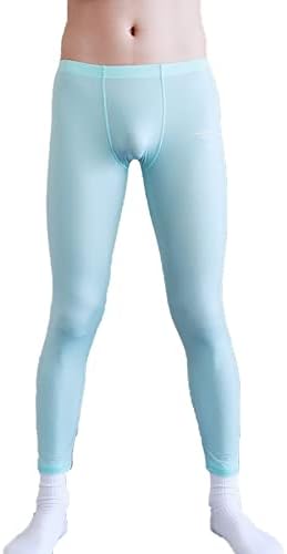 O treino atlético masculino de Yhong Yoga Leggings Solid Color Cintura elástica calça skinny calça de dança de balé calças